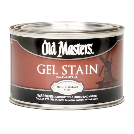 OLD MASTERS 1/2 Pt Pecan Oil-Based Gel Stain 81716